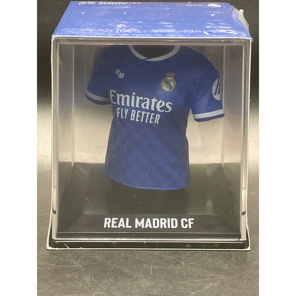Real Madrid CF 2025/26 Third Jersey Mini Collectible Figure Display Case New